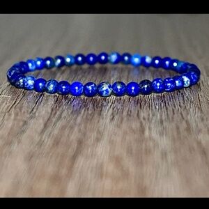 Lapis Lazuli Beaded Bracelet